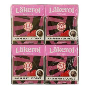 Cloetta Läkerol Raspberry/Licorice 4-pk 100g