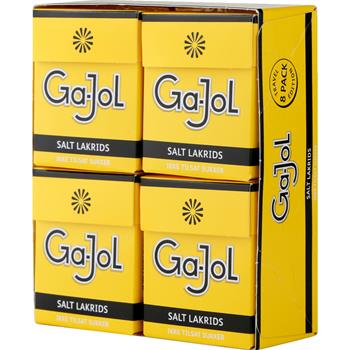 Ga-Jol Gul Saltlakrids 8x23 g