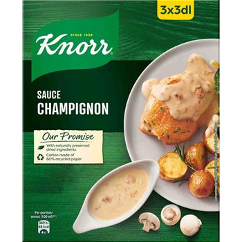 Knorr Sauce Champignon 3x21g - Grænsehandel billige priser