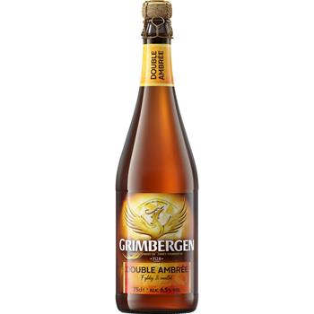 Grimbergen Double Ambrée Belgisk Ale - 6,5% øl, 6x75cl flaske