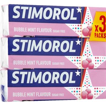 Stimorol Bubble Mint 3-pak 42 g