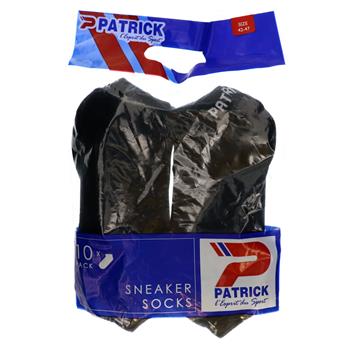 PATRICK 10pak Sneakers strømper Str. 42-47 - billige priser