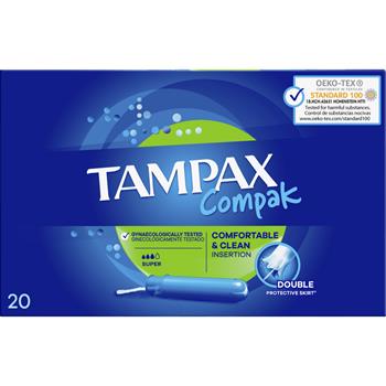 Tampax Compak Super 22 ct