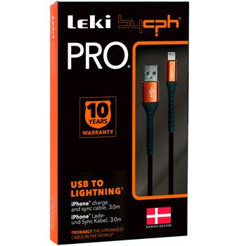 Leki bycph Pro Cable - USB to Lightning 3.0 m