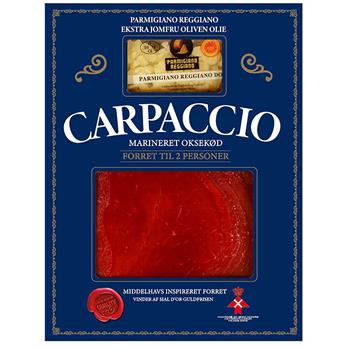 Carpaccio Parmigano og Olie 115g