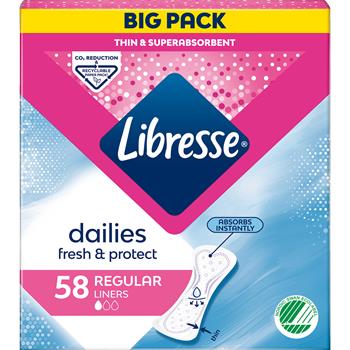 Libresse Trusseindlæg Regular Liners Big Pack 58 stk.