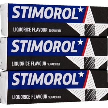 Stimorol Real Liquorice Sukkerfri 3-pak 42 g