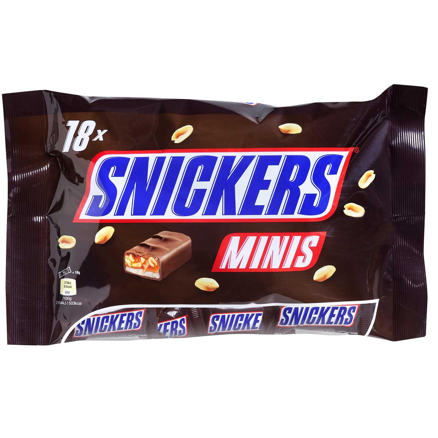Snickers Mini 366 g Grænsehandel til billige