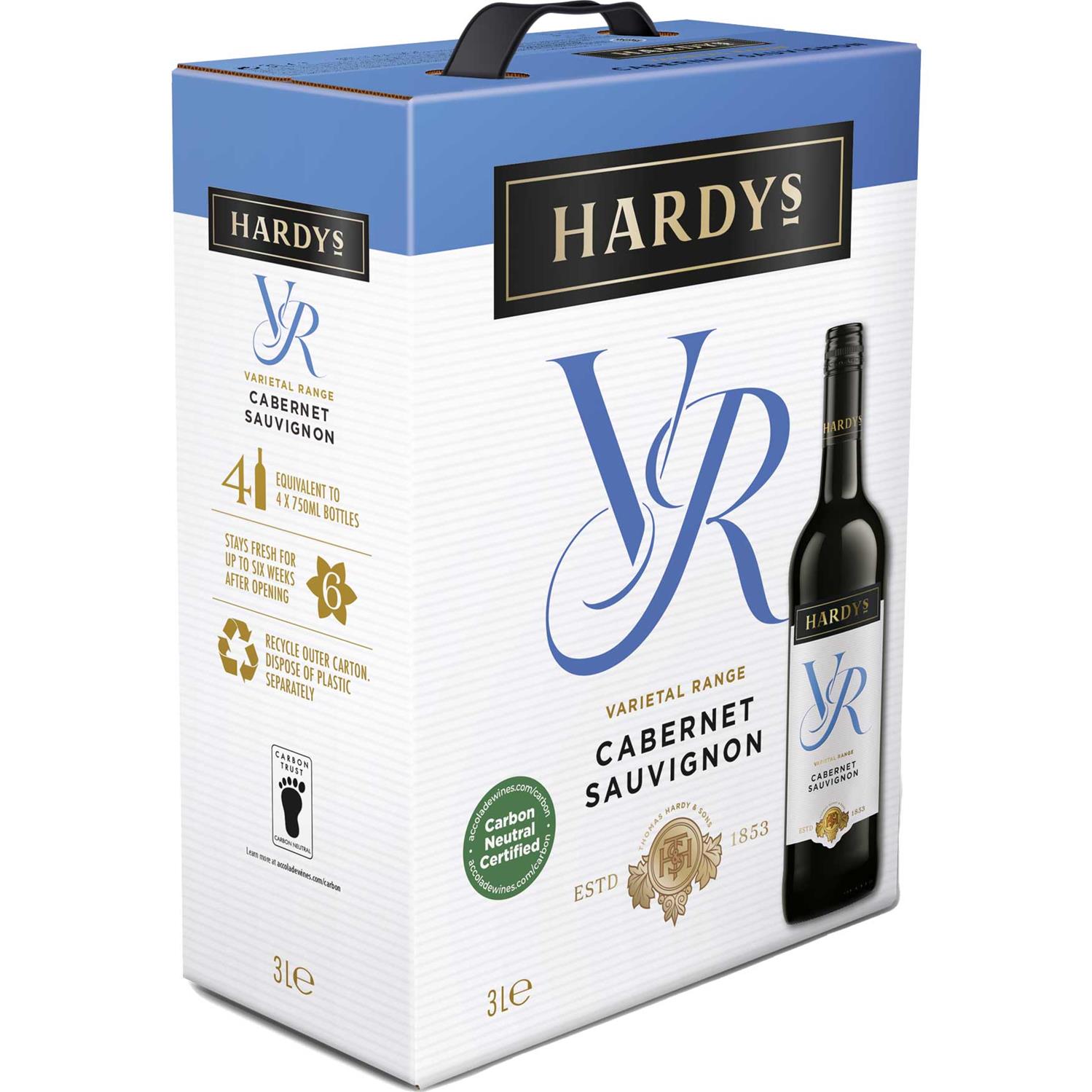 Hardys VR Sauvignon 3 l. BIB Grænsehandel til billige