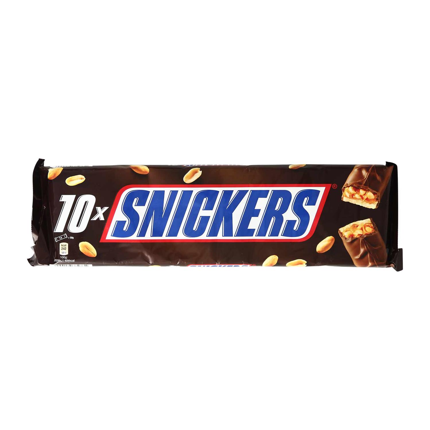 Snickers 10-pak 500 g Grænsehandel til billige